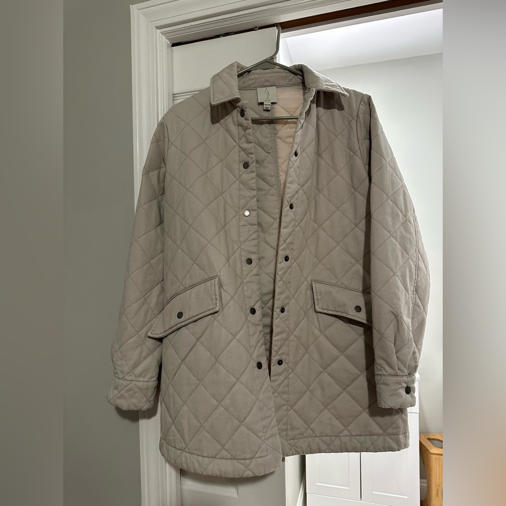 XS Joie oversized quilted jacket